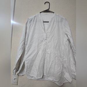 Women's White Long Sleeve Top